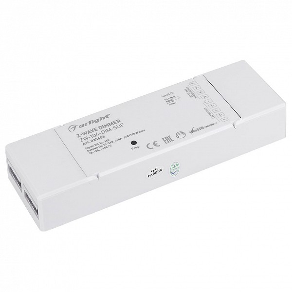 

Контроллер-диммер Intelligent ZW-104-DIM-SUF (12-36V, 4x5A), Intelligent ZW-104-DIM-SUF (12-36V, 4x5A)