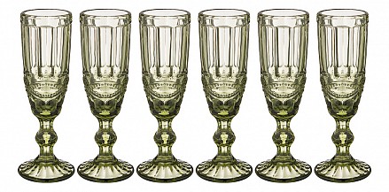 Набор из 6 бокалов для шампанского Серпентина 781-101
