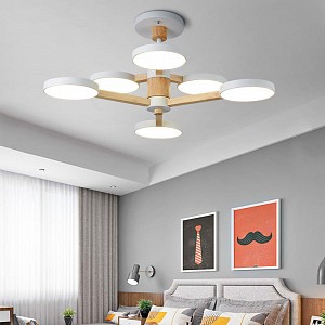 Люстра на штанге TURNA White TURNA-DBL01 (Китай)