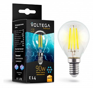 Лампа светодиодная [LED] Voltega E14 7W 2800K