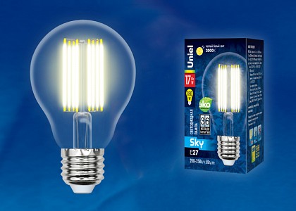 Лампа светодиодная [LED] Uniel E27 17W 3000K