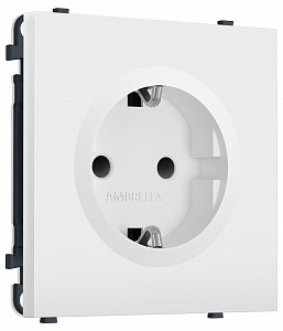 Розетка с заземлением и со шторкой, без рамки MS MS827010