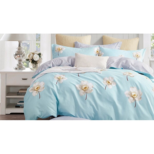 

Комплект двуспальный Satin lux, Голубой, Satin lux