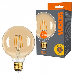 Лампа светодиодная [LED] Wolta E27 10W 2400K