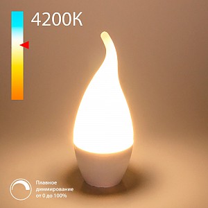 Лампа светодиодная [LED] Elektrostandard E14 7W 4200K