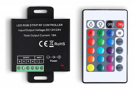 Контроллер-регулятор цвета RGB с пультом ДУ GS 432Вт NONEВ GS11301