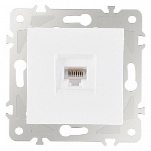 Розетка Ethernet RJ-45 без рамки 203.45-1.white