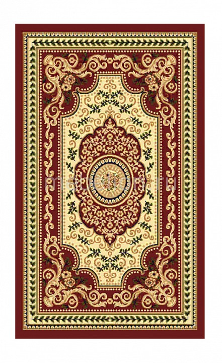 

Ковер интерьерный (80x150 см) УК-28, Бордовый;кремовый