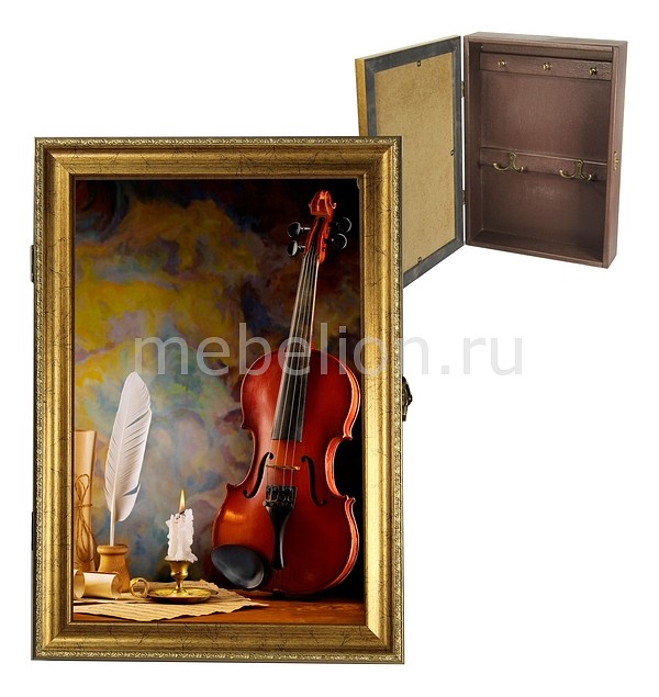 

Ключница (24х34 см) Скрипка 312-2, Золотой;коричневый