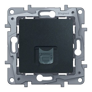 Розетка Ethernet RJ-45 без рамки Etika
