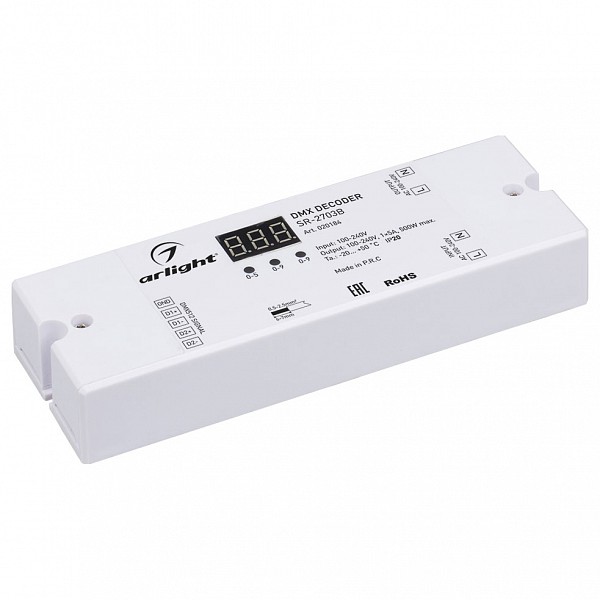 

Декодер DMX SR-2703B (220V, 500W), SR-2703B (220V, 500W)
