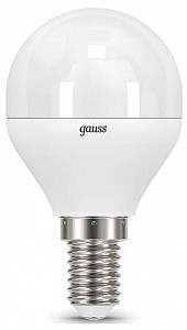 Лампа светодиодная [LED] Gauss E14 9.5W 3000K