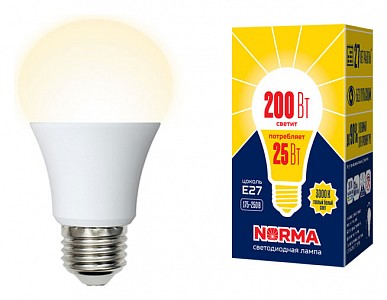 Лампа светодиодная [LED] Volpe E27 25W 3000K