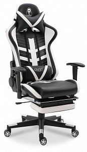 Геймерское кресло GX-06-01, белый, черный, PU-кожа