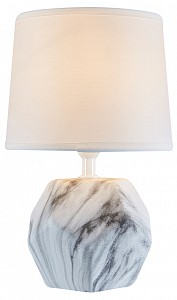 Настольная лампа декоративная Marble 10163/T White