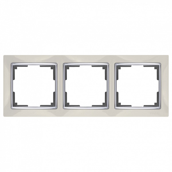 

Рамка на 3 поста Snabb WL03-Frame-03-ivory, Snabb WL03-Frame-03-ivory
