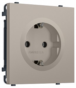 Розетка с заземлением, без рамки MS MS366010