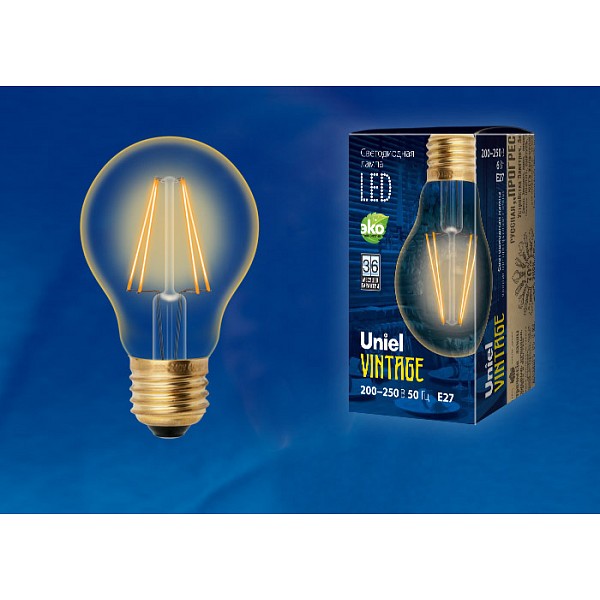 

Лампа светодиодная Vintage E27 220-240В 6Вт золото LED-A60-6W/GOLDEN/E27 GLV21GO, Vintage E27 220-240В 6Вт золото LED-A60-6W/GOLDEN/E27 GLV21GO