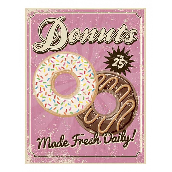 

Картина (30х40 см) Donuts ME-105-149, (30х40 см) Donuts ME-105-149, Розовый