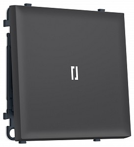 Выключатель проходной одноклавишный с подсветкой без рамки MS MS902035
