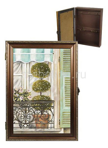 

Ключница (24х34 см) Балкончик 312-29, Бежевый;коричневый