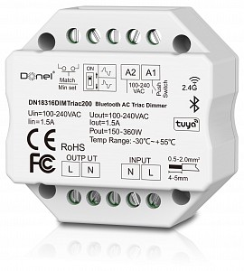 Контроллер-диммер DN8HF 150-360Вт 100-240В DN18316DIMTriac200
