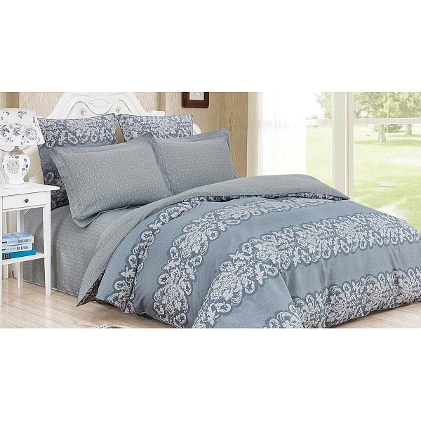 

Комплект двуспальный Satin de' Luxe, Серый, Satin de' Luxe