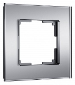 Рамка на 1 пост Senso серебряный soft-touch W0013106