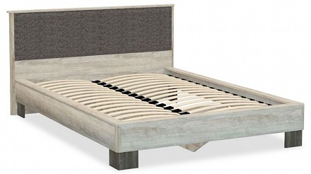 Полутораспальная кровать Версаль-2  дуб баррик, ясень анкор  