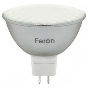 Лампа светодиодная [LED] Feron GU5.3 7W 6400K