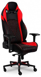 Игровое кресло GLADIATOR, красный, черный, экокожа