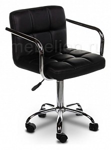 Кресло , черный, кожа искусственная