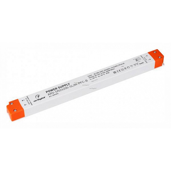 

Блок питания ARV-SN24200-SLIM-PFC-B 200Вт 24В 029494, ARV-SN24200-SLIM-PFC-B 200Вт 24В 029494