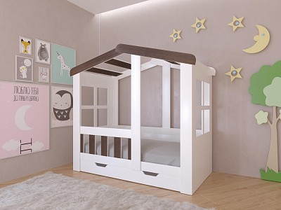 Односпальная кровать для детской комнаты Астра RVM_ASTRADYA-35-2