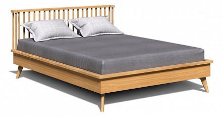 Полутораспальная кровать Elva  бейц-масло  