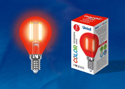 Лампа светодиодная [LED] Uniel E14 5W K