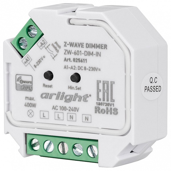 

Контроллер-диммер Intelligent ZW-601-DIM-IN (100-240V, 1x2A), Intelligent ZW-601-DIM-IN (100-240V, 1x2A)