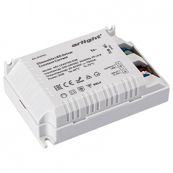 

Блок питания 20-43В 30Вт ARJ-LK43700-DIM (30W, 700mA, 0-10V, PFC), 20-43В 30Вт ARJ-LK43700-DIM (30W, 700mA, 0-10V, PFC)