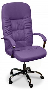 Кресло офисное Болеро, фиолетовый, экокожа