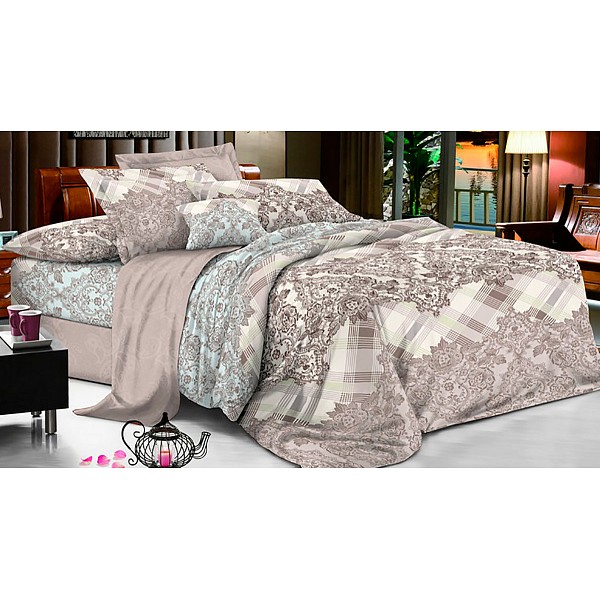 

Комплект двуспальный Pure cotton, Pure cotton, Нюдовый