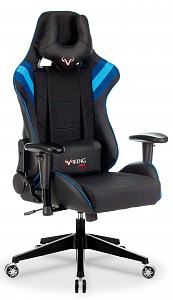 Игровое кресло Viking 4 Aero, синий, черный, текстиль, экокожа