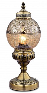 Интерьерная настольная лампа  Каир желтая E27  (Дания)