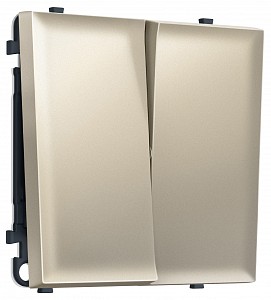 Переключатель перекрестный двухклавишный без рамки MS MS543030