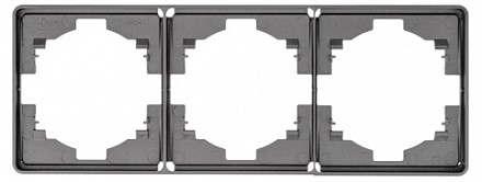 Рамка на 3 поста ROUND KR-78-0753-2