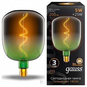 Лампа светодиодная [LED] Gauss E27 5W 1800K