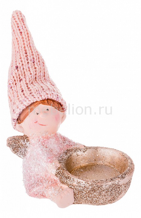 

Подсвечник декоративный (9x8x15 см) Девочка 100-491, (9x8x15 см) Девочка 100-491, Золотой;розовый