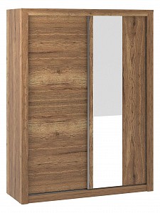 Шкаф 2-х дверный Гарда (зеркальный, ясень таормино) 