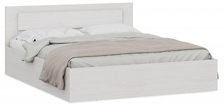 Кровать двуспальная МСП 1    белый текстурный