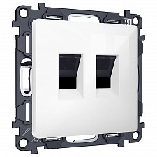 Розетка двойная Ethernet RJ-45 без рамки MA MA112110