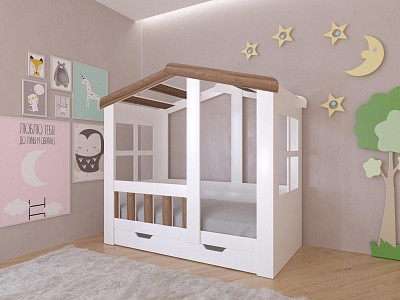 Односпальная кровать в детскую комнату Астра RVM_ASTRADYA-35-3